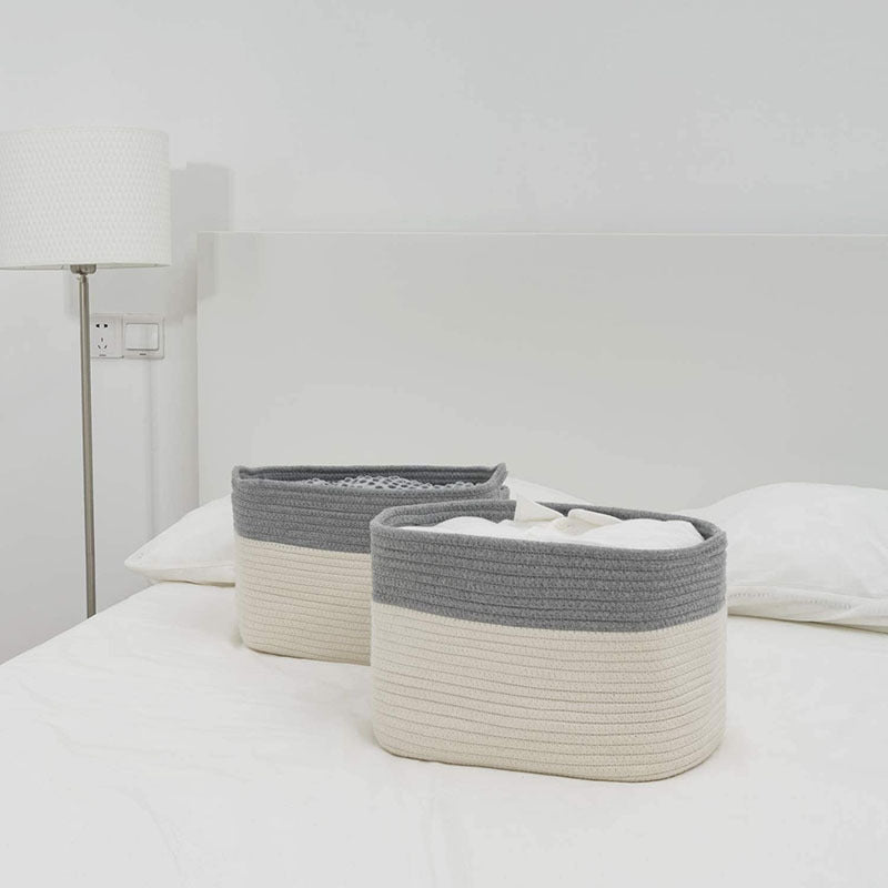 Minimalistisk Kurv i Naturmaterialer – Bordoppbevaring