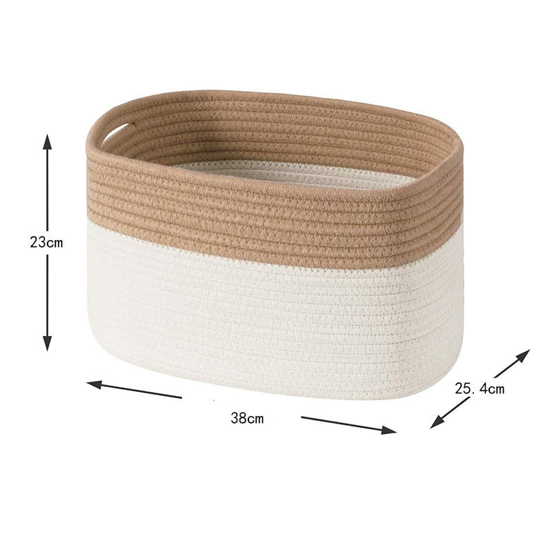 Minimalistisk Kurv i Naturmaterialer – Bordoppbevaring