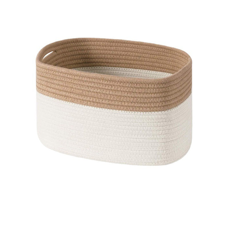 Minimalistisk Kurv i Naturmaterialer – Bordoppbevaring